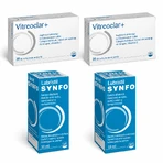 Vitreoclar Plus, 60 compresse + Lubristil Synfo, 20 ml, Sifi