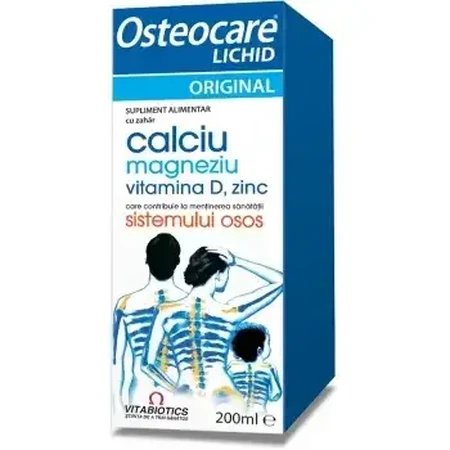 Osteocare 180 comprimidos + Osteocare jarabe, 400 ml, Vitabiotics
