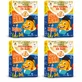 Peștișori gumați cu Omega 3 și aromă de lămâi și portocale, 4x36 jeleuri, Möller's