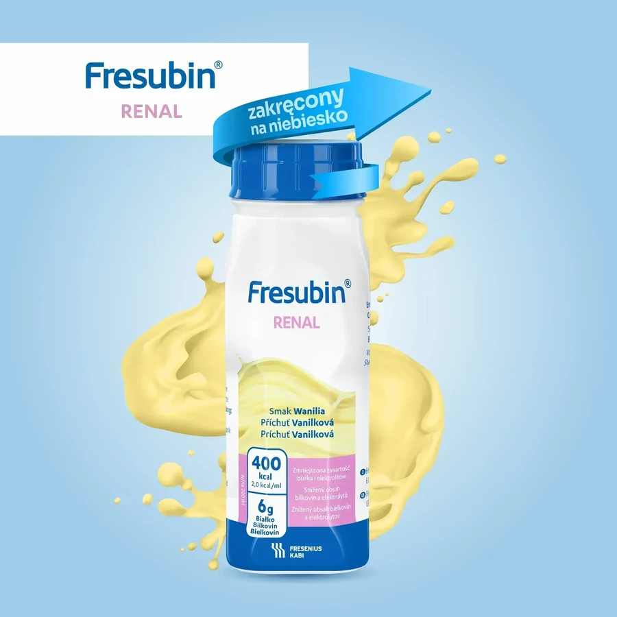 Fresubin Renal, voedingspreparaat, vanillesmaak, 8x200 ml
