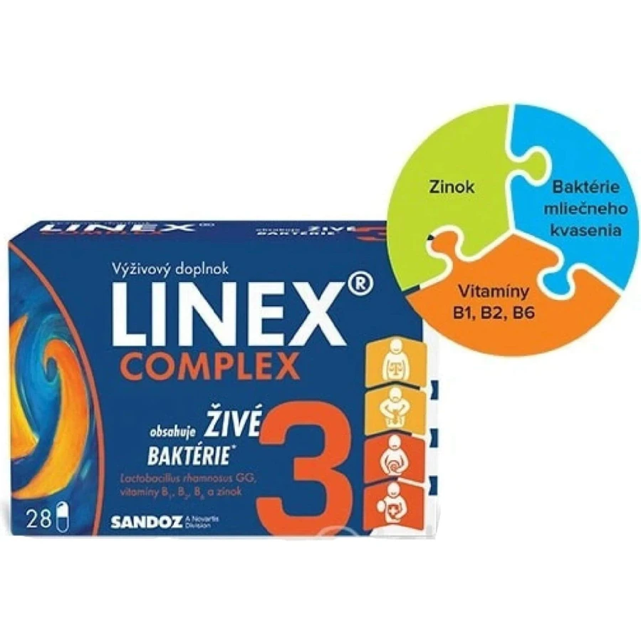Linex Complex, 28 cápsulas, Sandoz