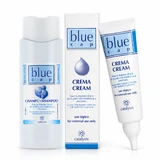 Champú Blue Cap 400 ml + crema, 50 ml