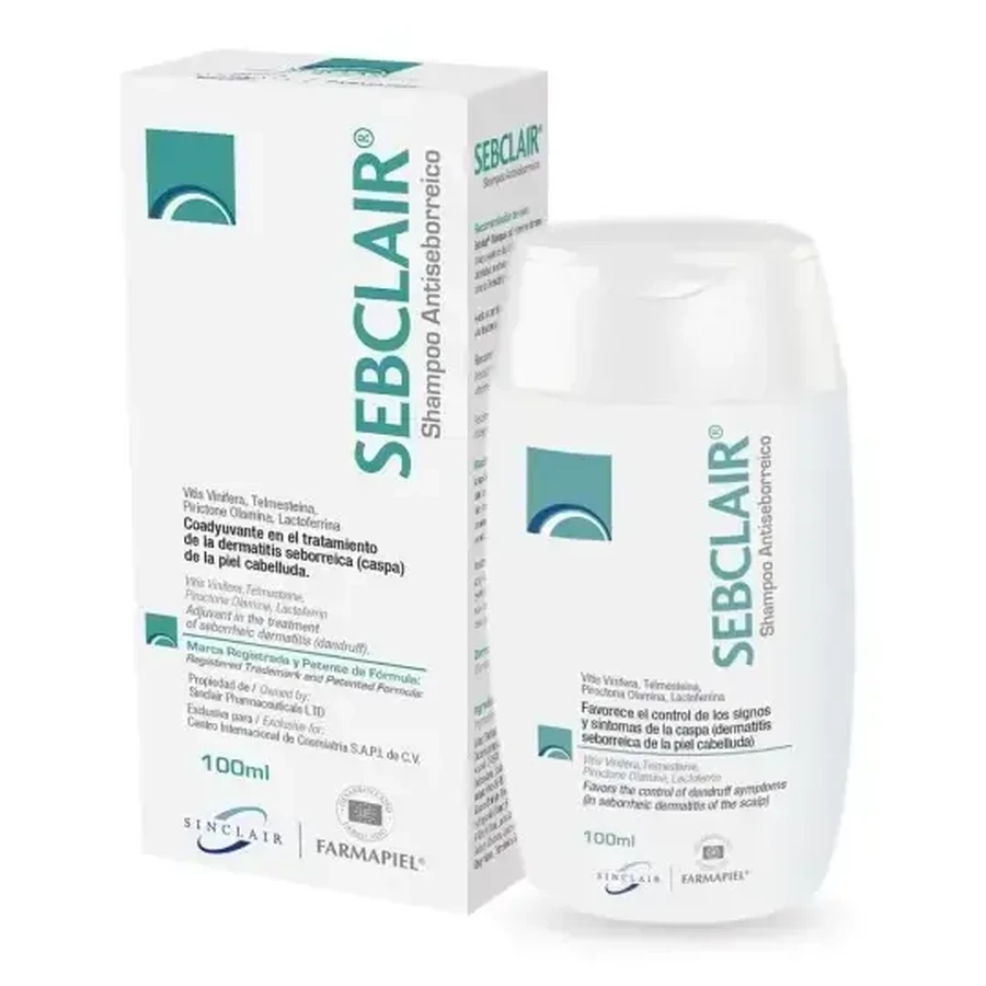 Champú Sebclair, 4x100 ml, Alliance Pharma