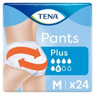 Pieluchy typu „Pants Plus” dla dorosłych, rozmiar M, opakowanie 24 sztuki, Tena