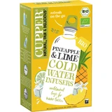 Tè freddo alla frutta al gusto di ananas e lime, 10 bustine, Cupper
