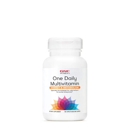 Gnc Women's Ultra Mega Energy & Metabolism One Daily, Complexe Multivitaminique pour Femmes, 60 Tb