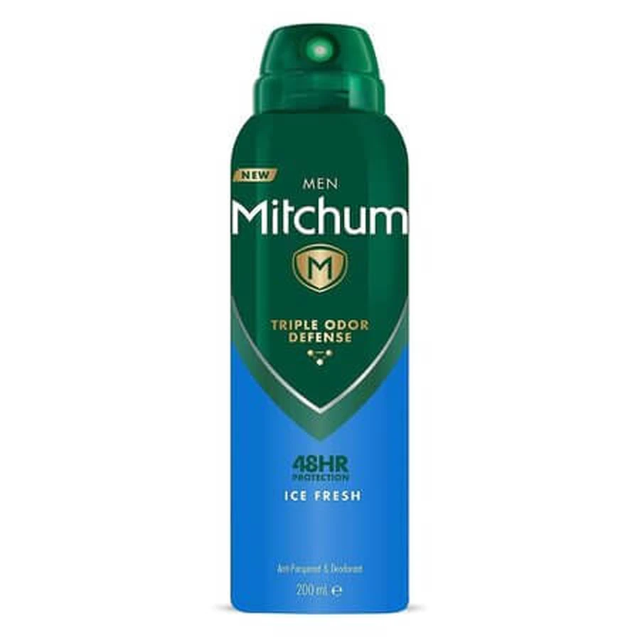 Desodorante en spray para hombre «Triple Odor Defense Ice Fresh», 200 ml, Mitchum