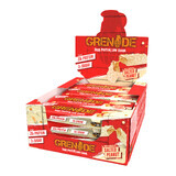 Grenade High Protein, Low Sugar Bar Salted Peanut, Barrita de proteínas con sabor a chocolate blanco y cacahuete salado, 60g