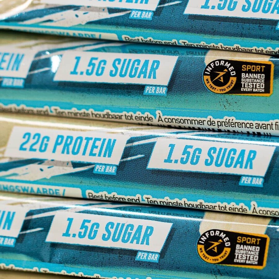 Grenade High Protein, Low Sugar Bar White Chocolate Cookie, Baton Proteic Cu Aroma De Biscuiti Cu Ciocolata Alba, 60 G