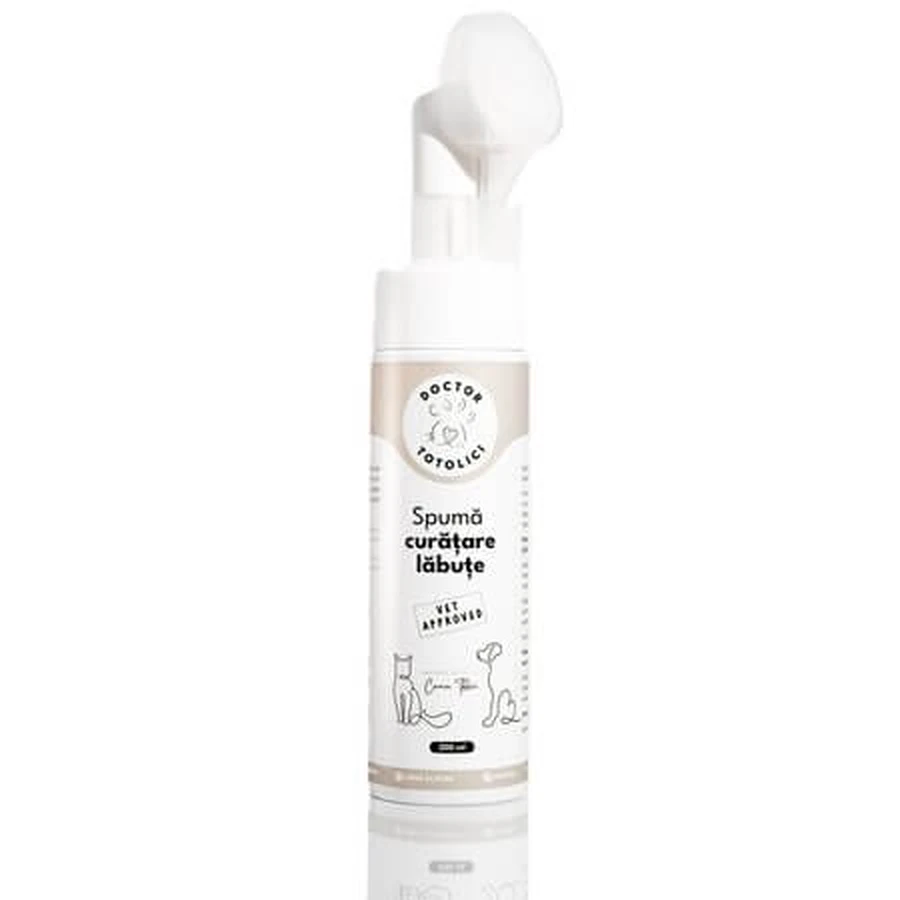 Pianka do mycia łapek bez spłukiwania, 200 ml, Doctor Totolici: ceny i cechy