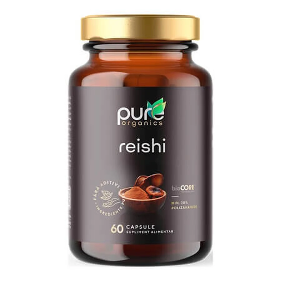 Reishi, 60 cápsulas, Pure Organics