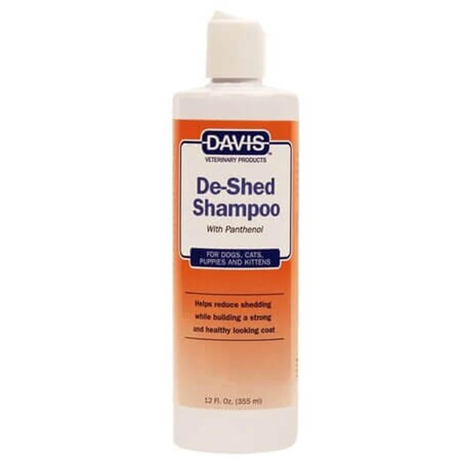 Sampon anti naparlire pentru caini si pisici De-Shed, 355 ml, Davis