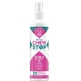 Spray anti-mordeduras Chew Stop para perros, 236 ml, Tropiclean