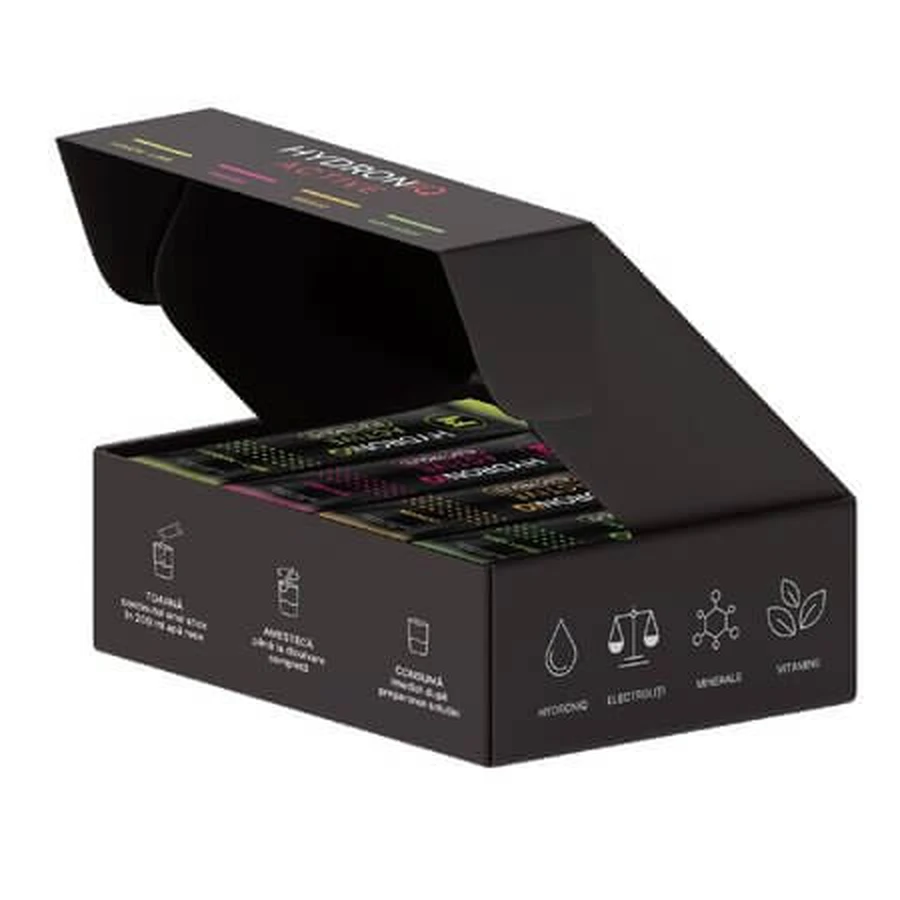Sales de rehidratación Hydroniq Active, 28 sobres, Remedia Laboratories