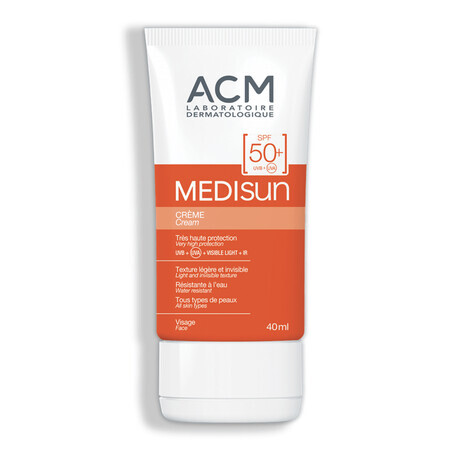 Medisun Crema de Protección Solar con FPS 50+, 40 ml, Acm