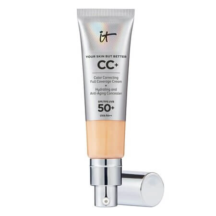 Corrector con color de cobertura media CC+ y protección solar SPF 50+, 32 ml, It Cosmetics