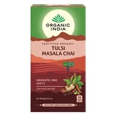 Té negro Tulsi Masala con albahaca sagrada, 25 bolsitas, Organic India