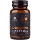 L-Arginine Liposomal: 60 capsules containing L-arginine in a liposomal form, for muscle pump, circulation, and workout performance