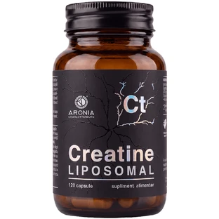 Creatina liposomal: 120 cápsulas, para los músculos, la fuerza y el progreso en el gimnasio