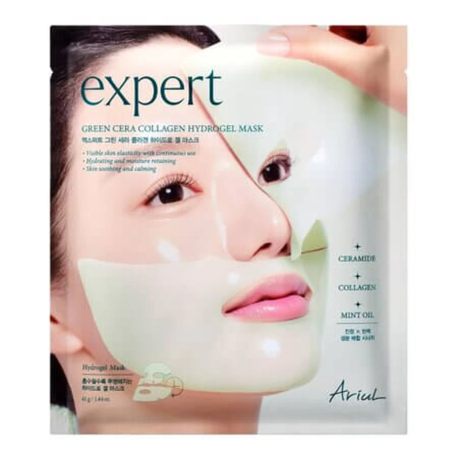 Green Cera Collagen Expert Soothing and Hydrating Hydrogel Mask, 41 g, Ariul