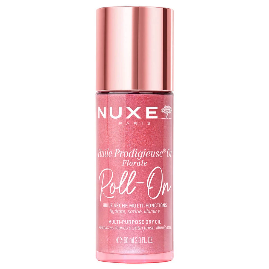 Nuxe Huile Prodigieuse Or Florale – Ulei uscat multifuncțional cu aplicator roll-on, 60 ml