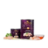 NUEVO Pollo, arroz y aceite de salmón, comida húmeda para gatos jóvenes (paté), 400 g