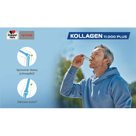 Doppelherz System Kollagen 11.000 Plus, 90 viales x 25 ml, Queisser Pharma