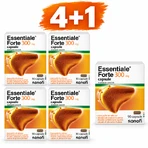 Essentiale Forte confezione 4+1, 300 mg, 5 x 90 capsule, Sanofi