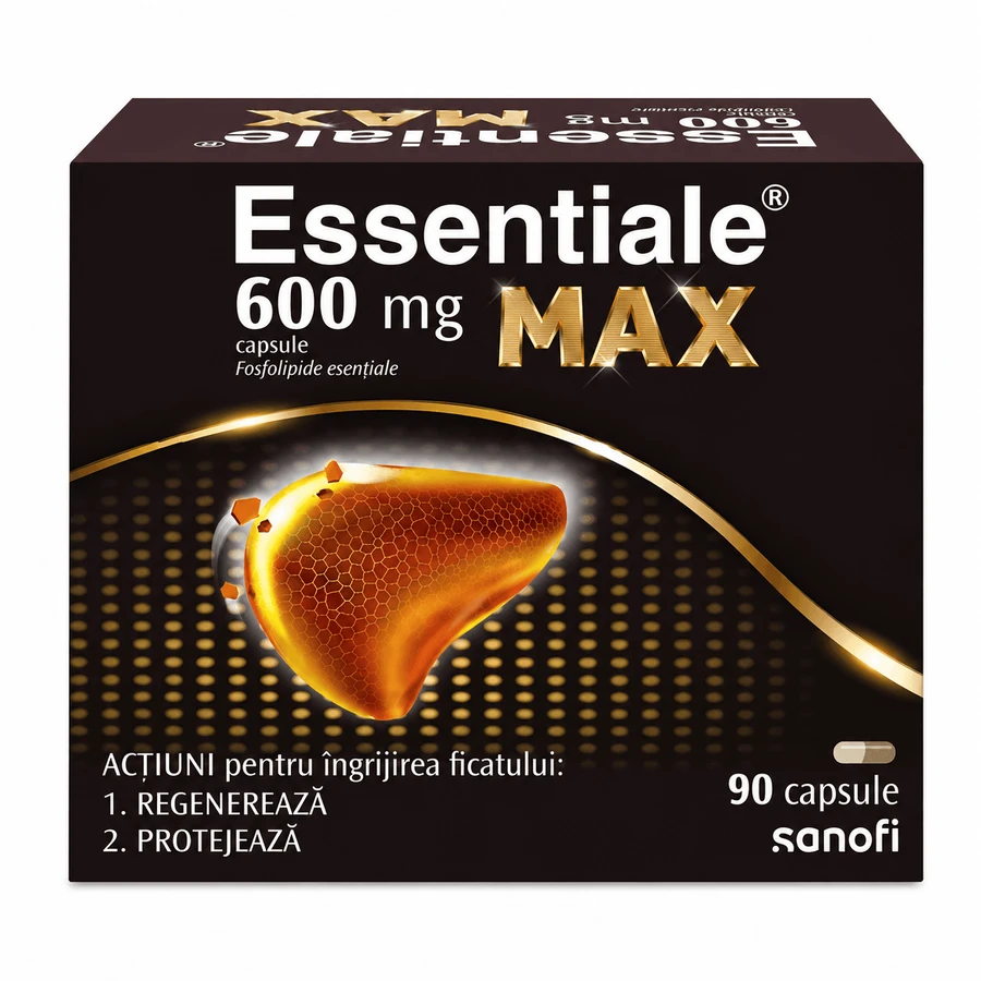Essentiale MAX 600 mg, envase 4+1, 5 x 90 cápsulas, Sanofi