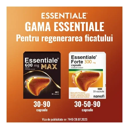 Essentiale MAX 600 mg, envase 4+1, 5 x 90 cápsulas, Sanofi