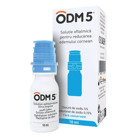 ODM 5, 2 x 10 ml, solution ophtalmique destinée à réduire l'œdème cornéen, Horus Pharma 