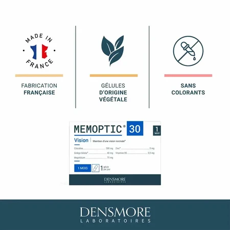 Memoptic, 30 teilbare Tabletten, Densmore Laboratoires