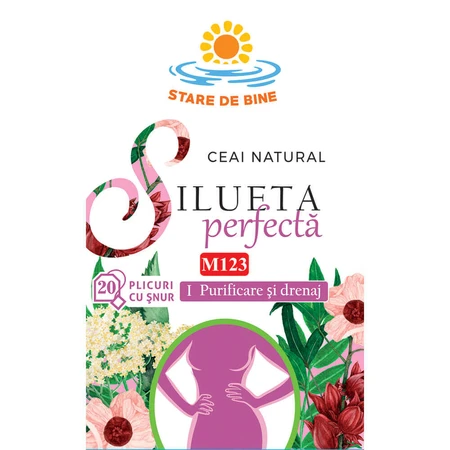 Silueta Perfectă 1 Thee, zuivering en drainage M123, 5x20 zakjes, Fares