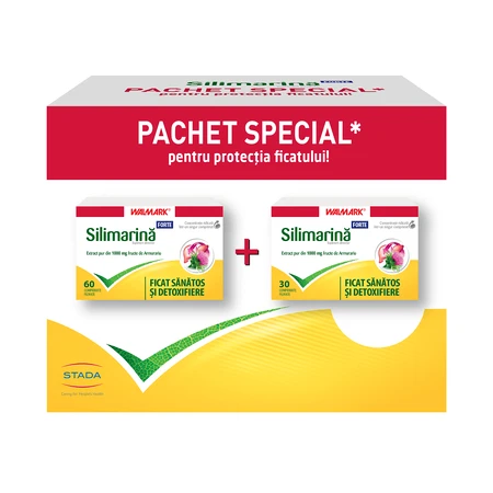 Pachet Silimarină Forte, 2x90 comprimate, Walmark