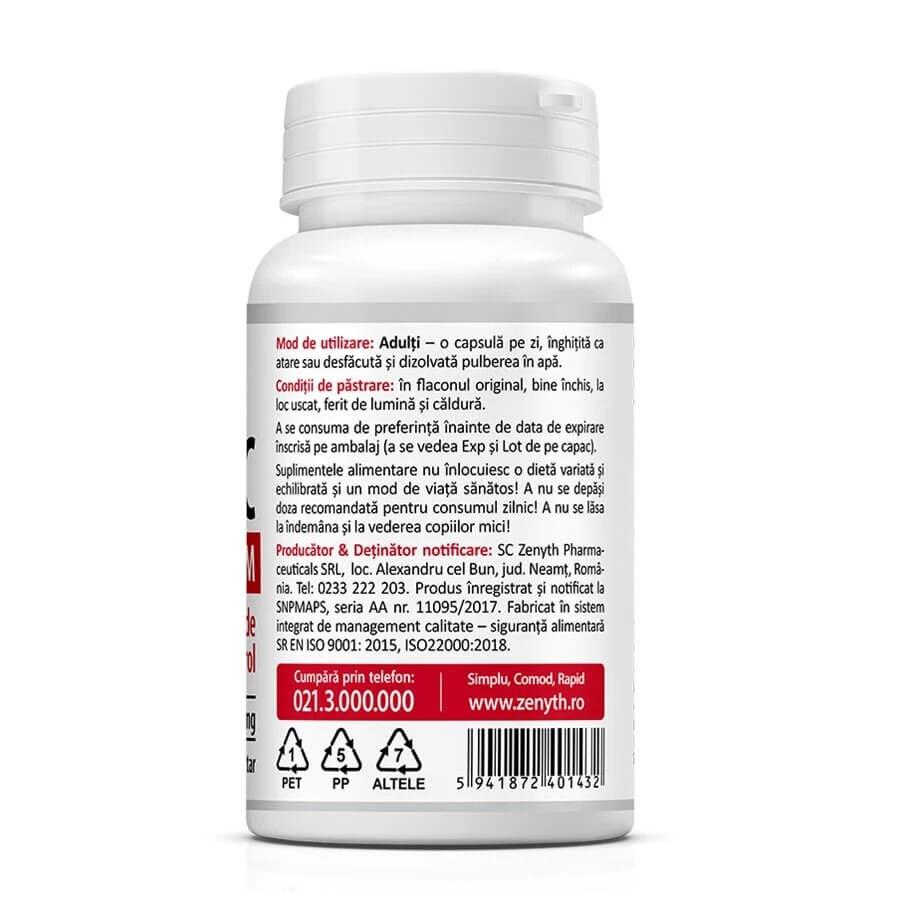 Vitamine C Premium 1 000 mg, 2 x 90 gélules, Zenyth