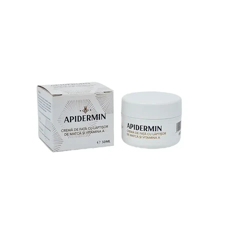 Apidermin gezichtscrème met matchamelk en vitamine A, 2x50 ml, Veceslav Bee Complex