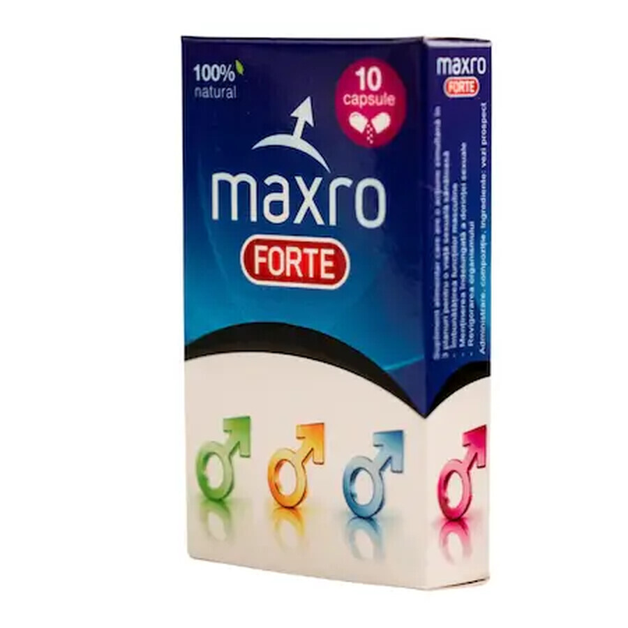 Maxro Forte Formula 100 naturala 10 capsule, Mad House