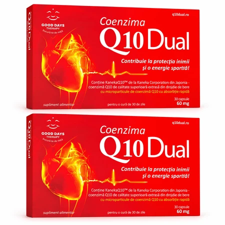 Coenzym Q10 Dual 60 mg, 2x30 Kapseln, Good Days Therapy