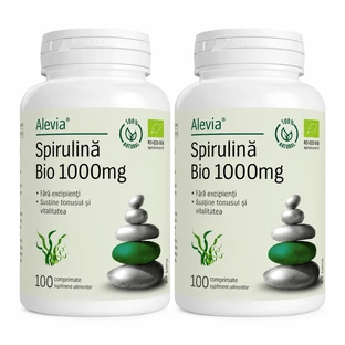 Spirulina Bio 1000 mg, 2x100 tabletten, Alevia