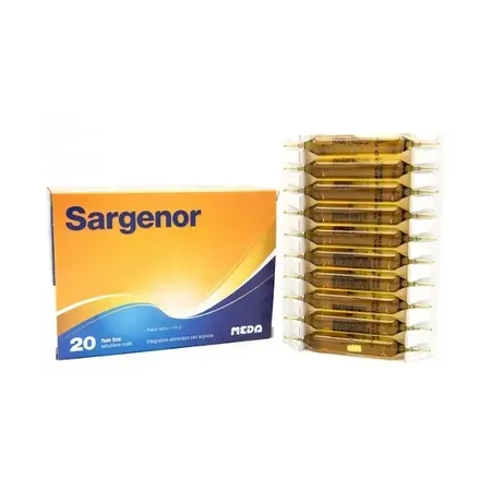 Sargenor, 1 g/5 ml, 2 x 20 viales, Meda Pharma