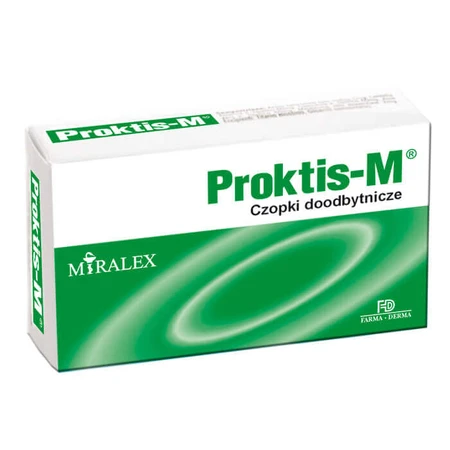 Proktis-M, rectale zetpillen, 2 x 10 stuks