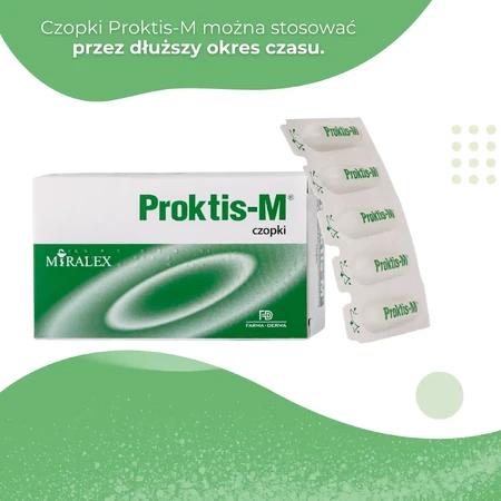 Proktis-M, rectale zetpillen, 2 x 10 stuks