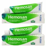 Hemosan Aliphia Creme für entzündete Stellen, 2x40 g, Exhelios