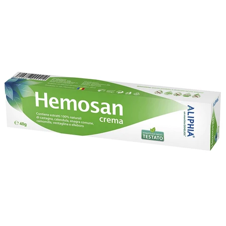 Hemosan Aliphia crème pour les zones enflammées, 2x40 g, Exhelios