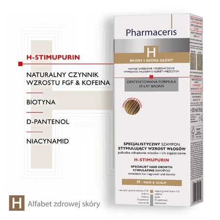 Pharmaceris H Stimupurin șampon specializat pentru stimularea creșterii părului, 2x250 ml, Dr Irena Eris
