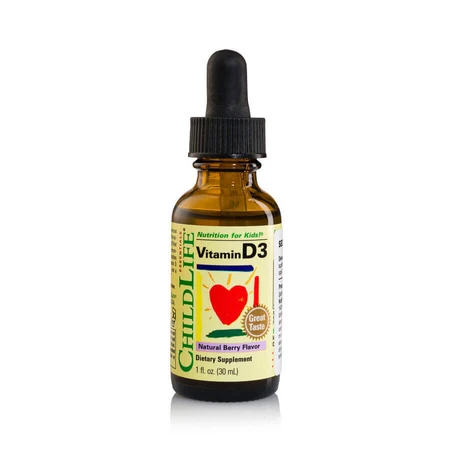 Childlife Essentials Vitamine D3 Enfants en Gouttes, 2x30 ml, Secom