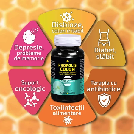 Propolis Doppelpunkt, 2x60 Kapseln, Apicolscience