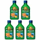 Tran di Moller Norvegese Gustoso - Integratore Alimentare Liquido con Ricchezza di Vitamine 5x250ml