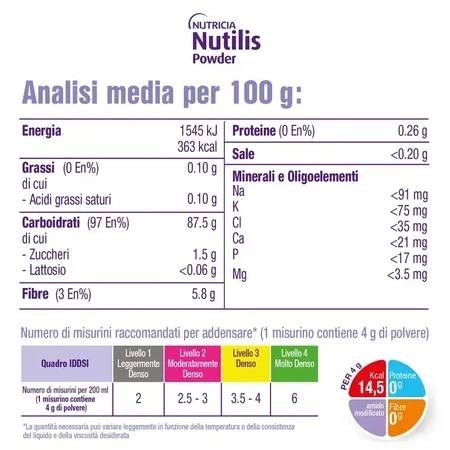 Nutilis polvo espesante lata 4x300 g