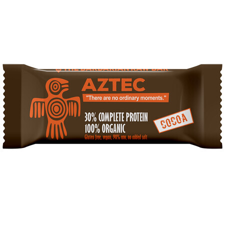 Barrita de proteínas ecológicas con cacao azteca, 50 gr, The Barbarian